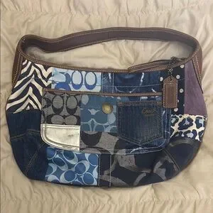 バッグ Coach Patchwork Denim Hobo Shoulder Bag $_57.JPG?set_id=880000500F